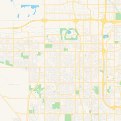 Empty vector map of West Valley City, Utah, USA