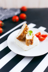 Chicken fillet with rice