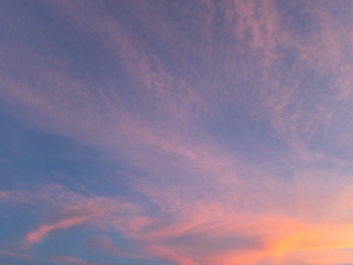 dramatic sky with clouds
