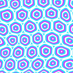 Fototapeta premium Organic cells seamless repetitive vector pattern