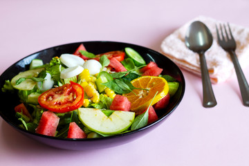 Salad close-up