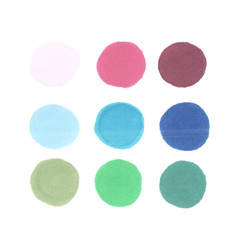 illustration of a set of colored circles