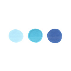 illustration of a set of blue circles
