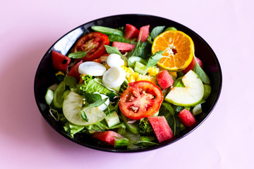 Salad close-up