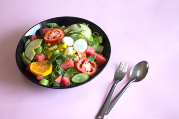 Salad close-up