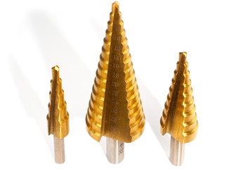 Step drills, isolated on white