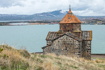 Sevanavank , 9th century monastic complex , located on a peninsula at the northwestern shore of...