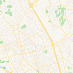 Empty vector map of Las Cruces, New Mexico, USA