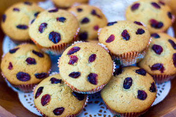 Some bakery in coffee shop