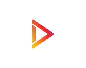 Play Media Concept Logo Design template