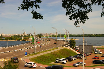 aerial view of the city