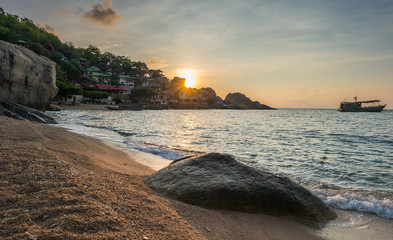 Sunrise view of Koh Tao island of Thailand