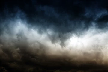 Foto op Aluminium Dramatische Wolken Achtergrond © Sabphoto