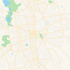 Empty vector map of Brockton, Massachusetts, USA