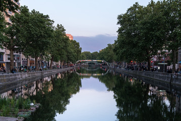 Urban Water Reflections Saint Martin Paris France