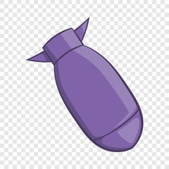 Bomb icon. Cartoon illustration of bomb vector icon for web