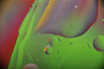 water drop on leaf