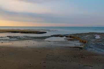 view of the sea from the shore