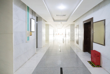 Indoor passageway of office building