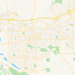 Empty vector map of Livermore, California, USA