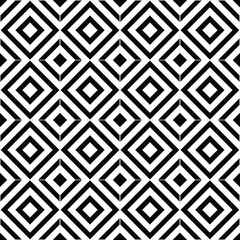 Seamless pattern black and white rectangular diagonal lines