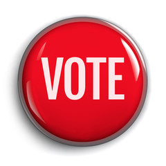 Vote Election Campaign Button Icon