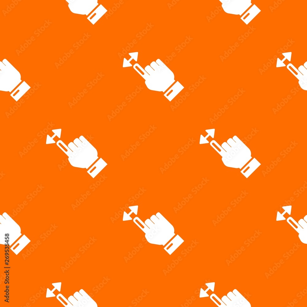 Poster cursor motion pattern vector orange for any web design best