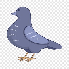 Dove icon. Cartoon illustration of dove vector icon for web