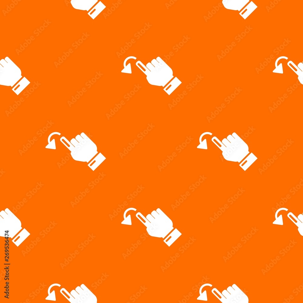 Poster cursor movement pattern vector orange for any web design best