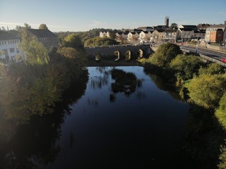 Navan ,Ireland ,Drone ,areal city, 