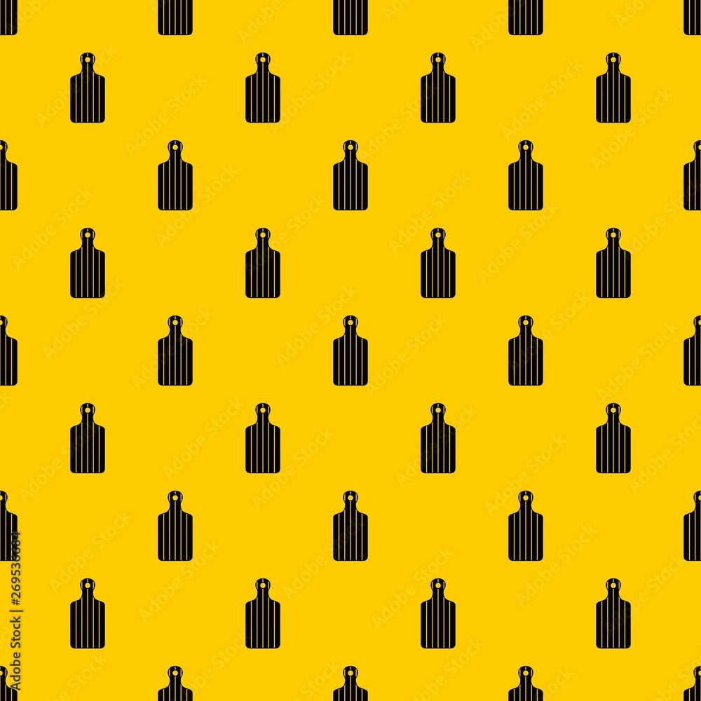 Poster cutting board pattern seamless vector repeat geometric yellow for any design