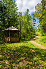 old wooden plank building structure in countryside