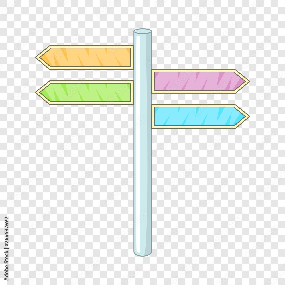 Poster park pointer icon. cartoon illustration of park pointer vector icon for web