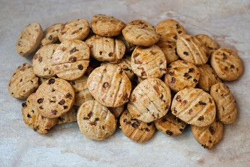 Homemade cookies close-up