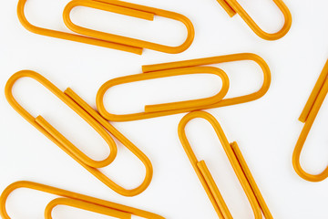 Color office clips. Office background