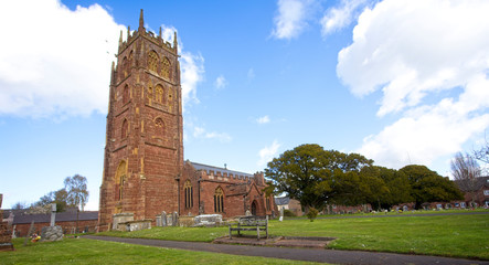Parish Church of St Mary, the Virgin, Bishops Lydeard, Somerset, England, UK.