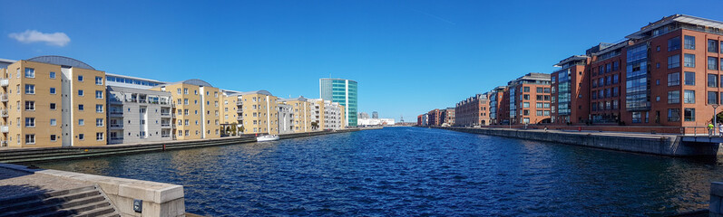 Modern residential district of Copenhagen