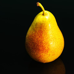 pear lying on the table