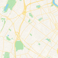 Empty vector map of Clifton, New Jersey, USA