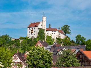 Fototapeta na wymiar Schloss in Gößweinstein Franken Bayern