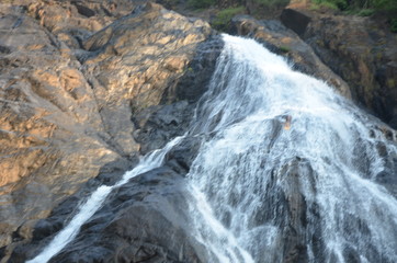 Fototapeta na wymiar Goa, India. Waterfall
