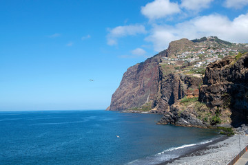 Fototapeta na wymiar View of Câmara de Lobos, Madeira, Portugal