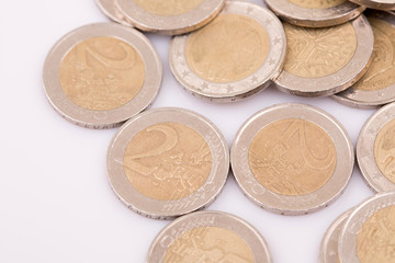 euro coins