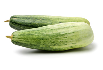 Muskmelon (yangjiaomitianguo) on white background