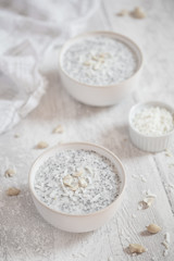 Porridge noix de coco et cajou