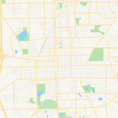 Empty vector map of Bloomington, Illinois, USA