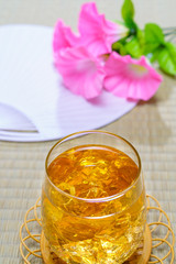 冷たい麦茶
