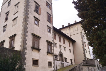 Fototapeta na wymiar Villa Ambrogiana former psychiatric judicial hospital, Montelupo Fiorentino, Tuscany, Italy