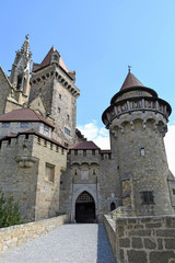 Fototapeta na wymiar Old castle of Kreuzenstein in Austria