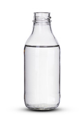 small glass bottle with liquid